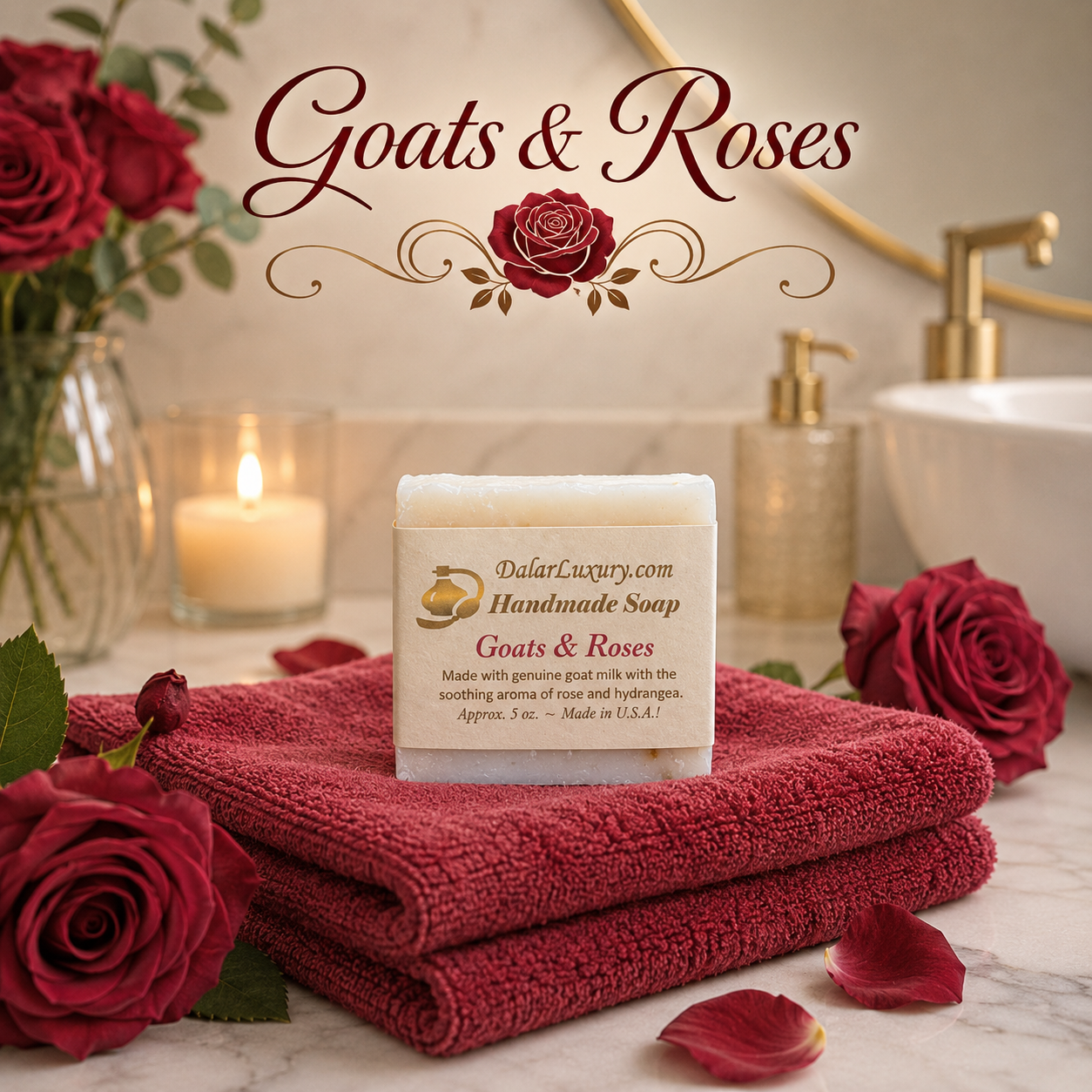 GOATS & ROSES with Goat Milk