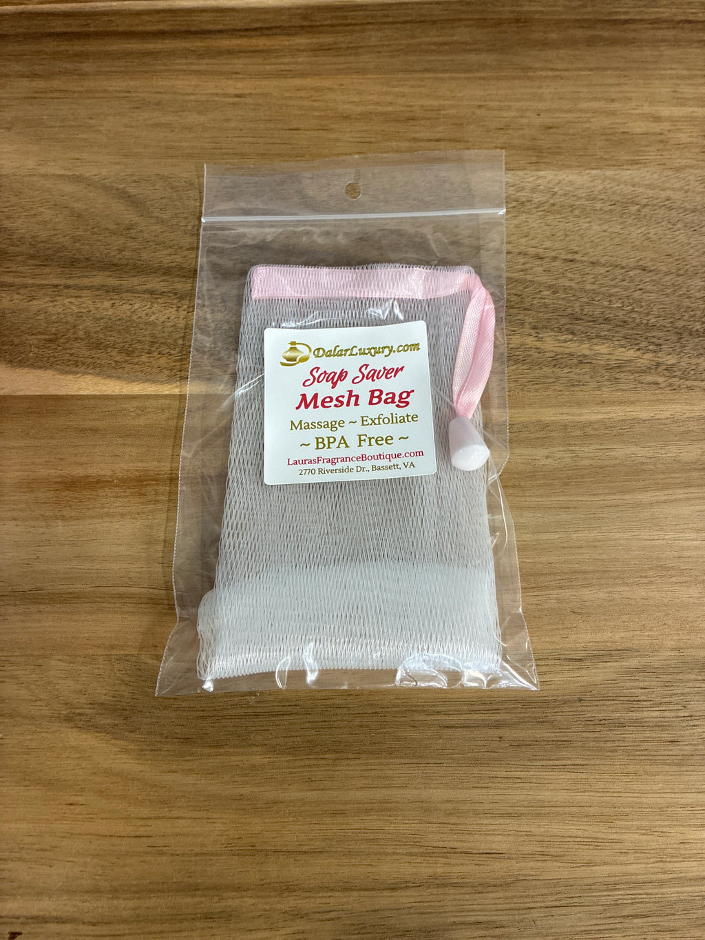 ~ MESH SOAP SAVER BAG - 3”x6” - Exfoliation and Massage #991