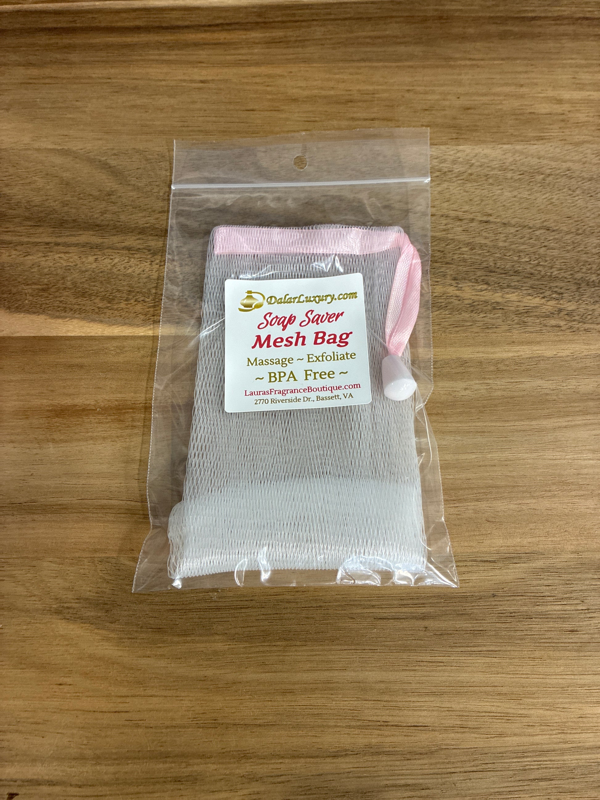 ~ MESH SOAP SAVER BAG - 3”x6” - Exfoliation and Massage #991