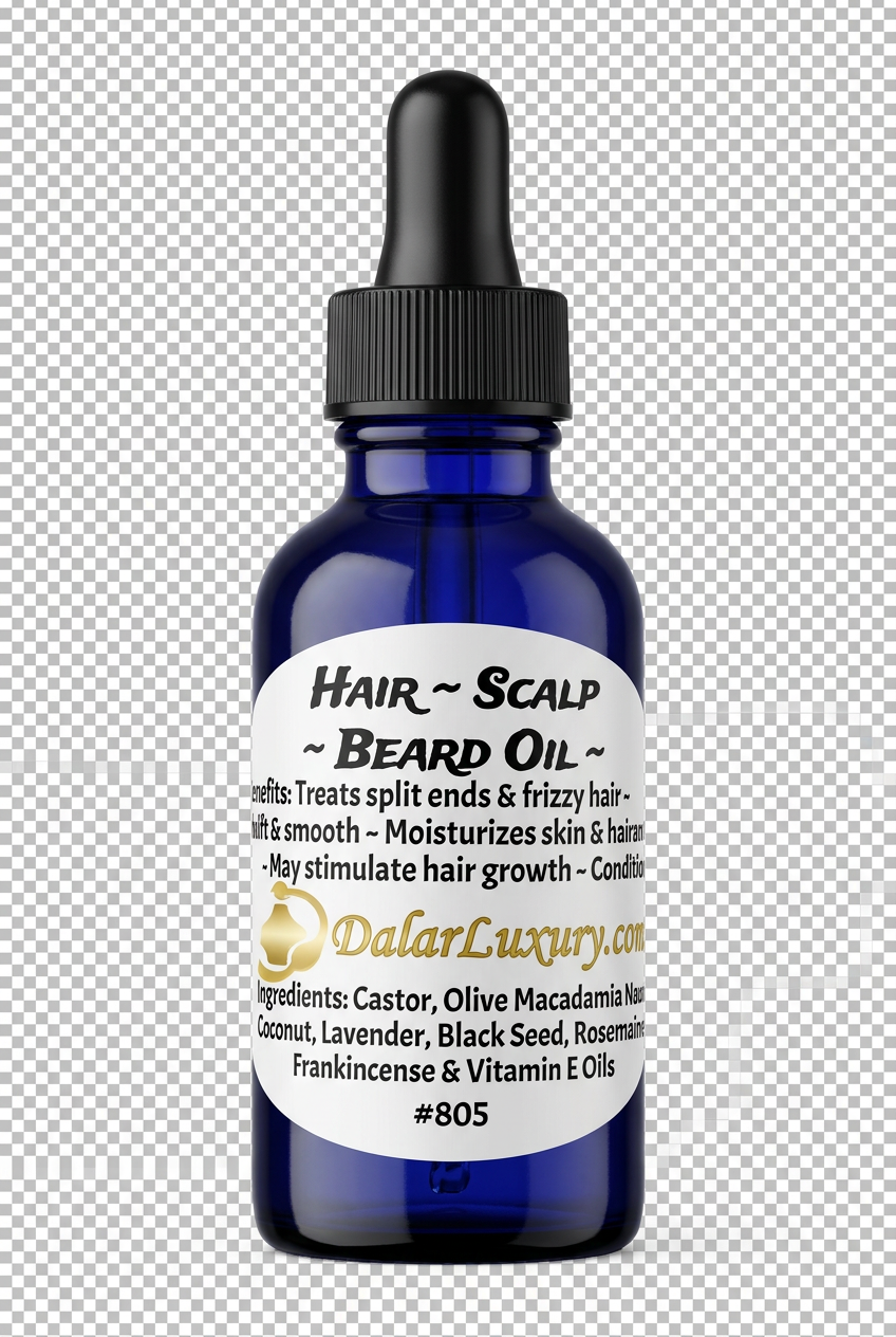 HAIR, SCALP, BEARD OIL for Men #805 by DalarLuxury.com ~ 30ml