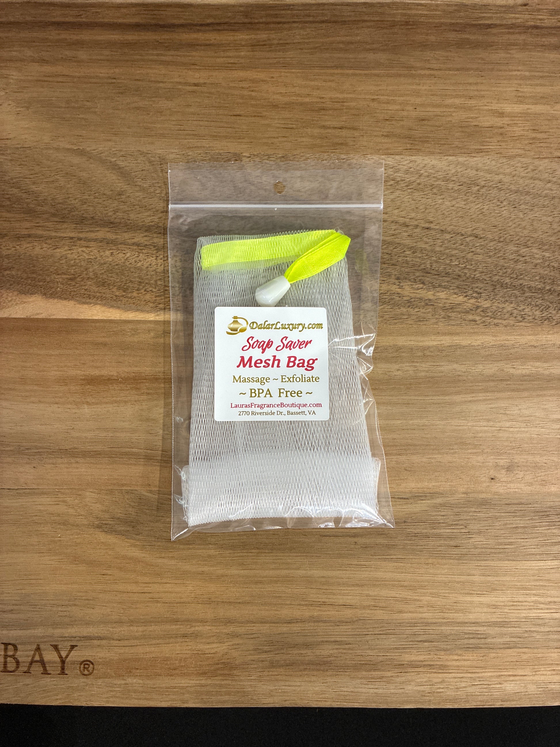 ~ MESH SOAP SAVER BAG - 3”x6” - Exfoliation and Massage #991