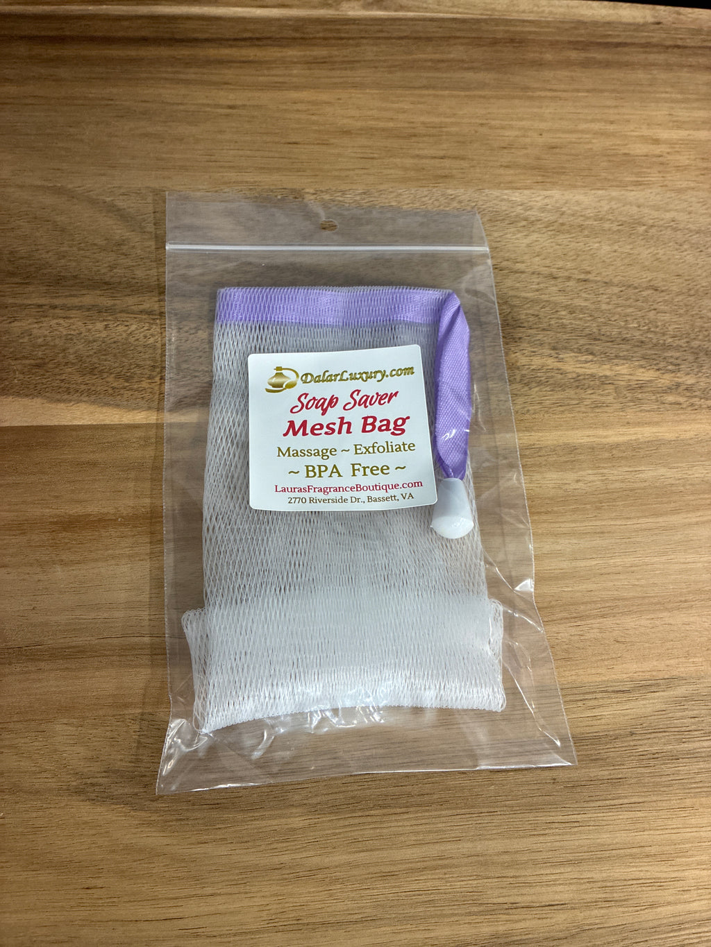 ~ MESH SOAP SAVER BAG - 3”x6” - Exfoliation and Massage #991