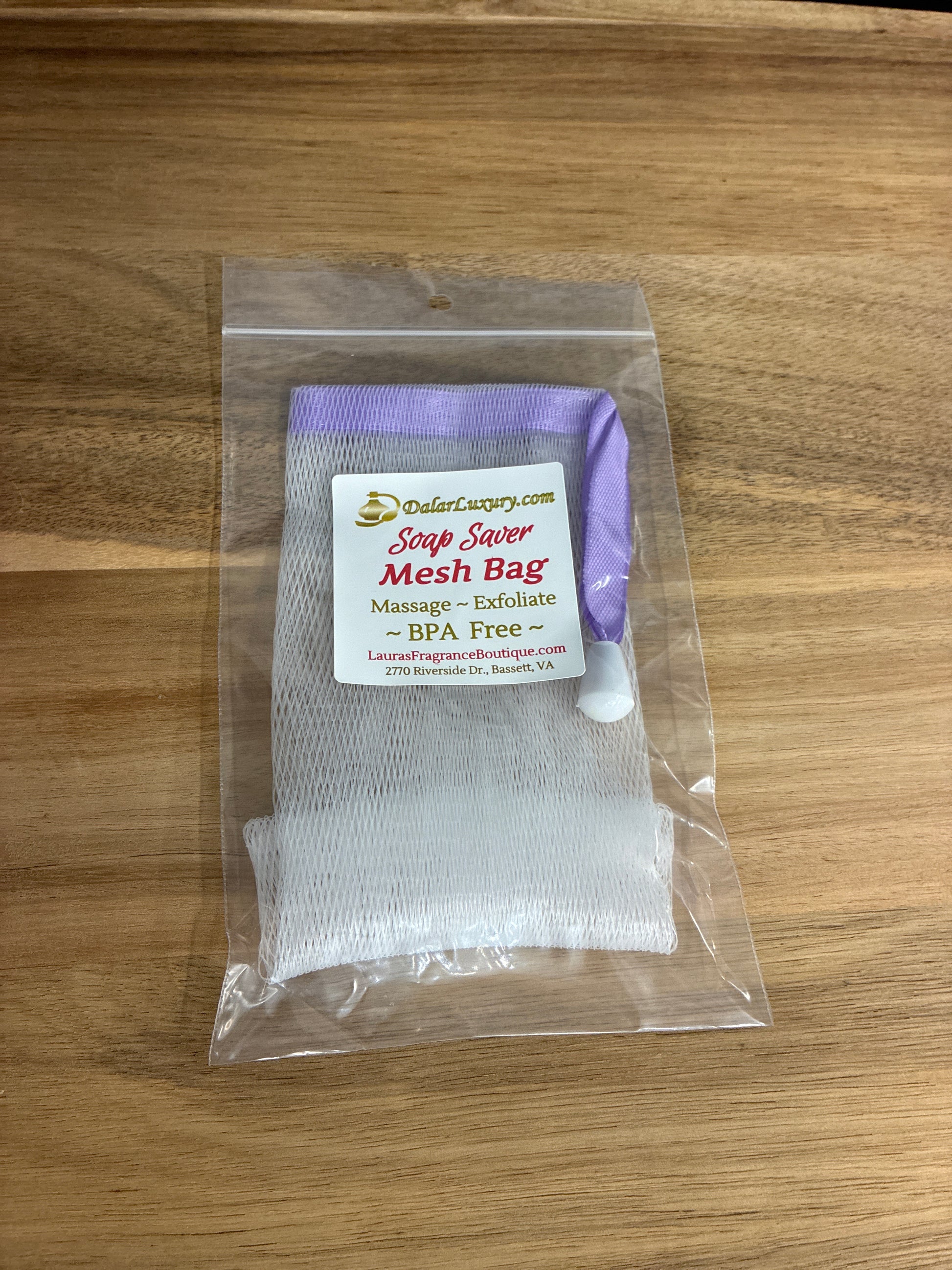 ~ MESH SOAP SAVER BAG - 3”x6” - Exfoliation and Massage #991