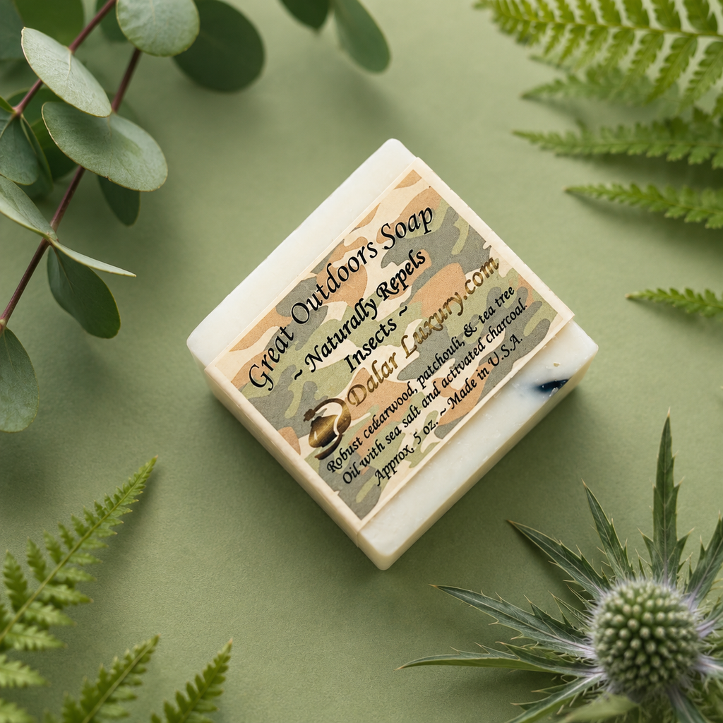 GREAT OUTDOORS SOAP ~ Naturally repels bugs!