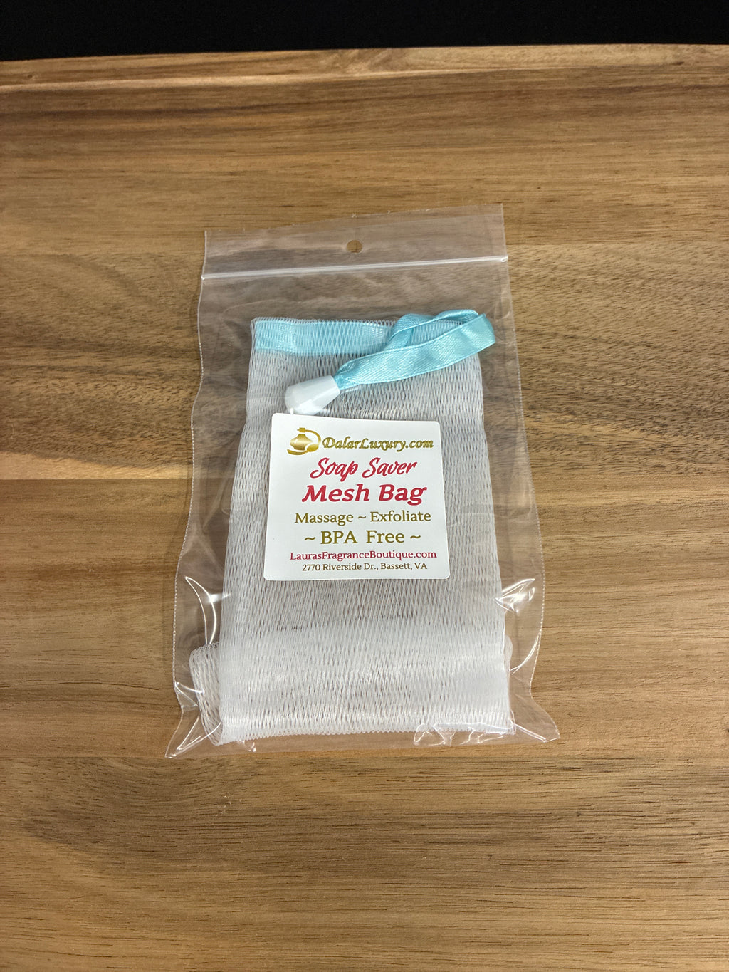 ~ MESH SOAP SAVER BAG - 3”x6” - Exfoliation and Massage #991
