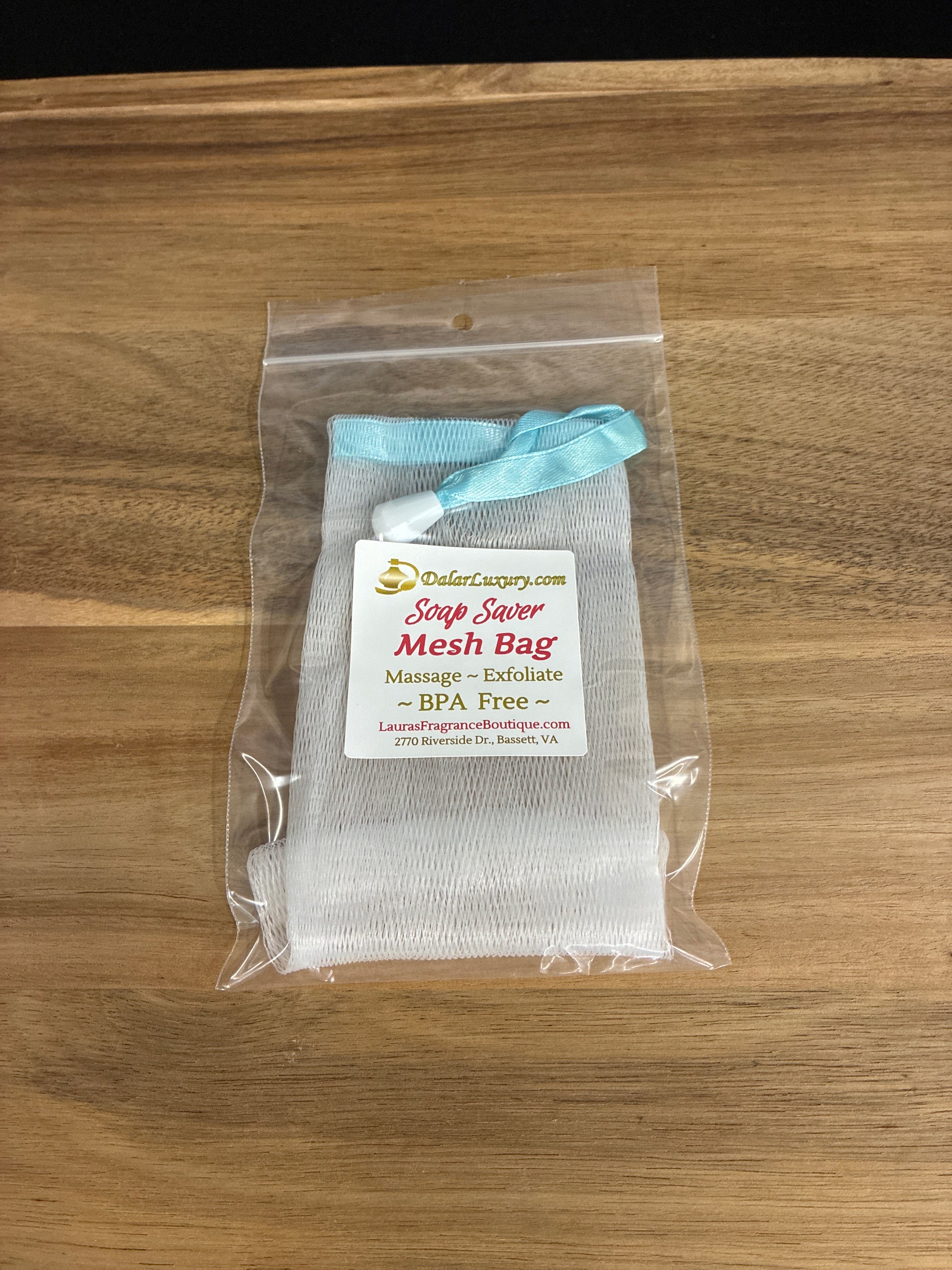 ~ MESH SOAP SAVER BAG - 3”x6” - Exfoliation and Massage #991