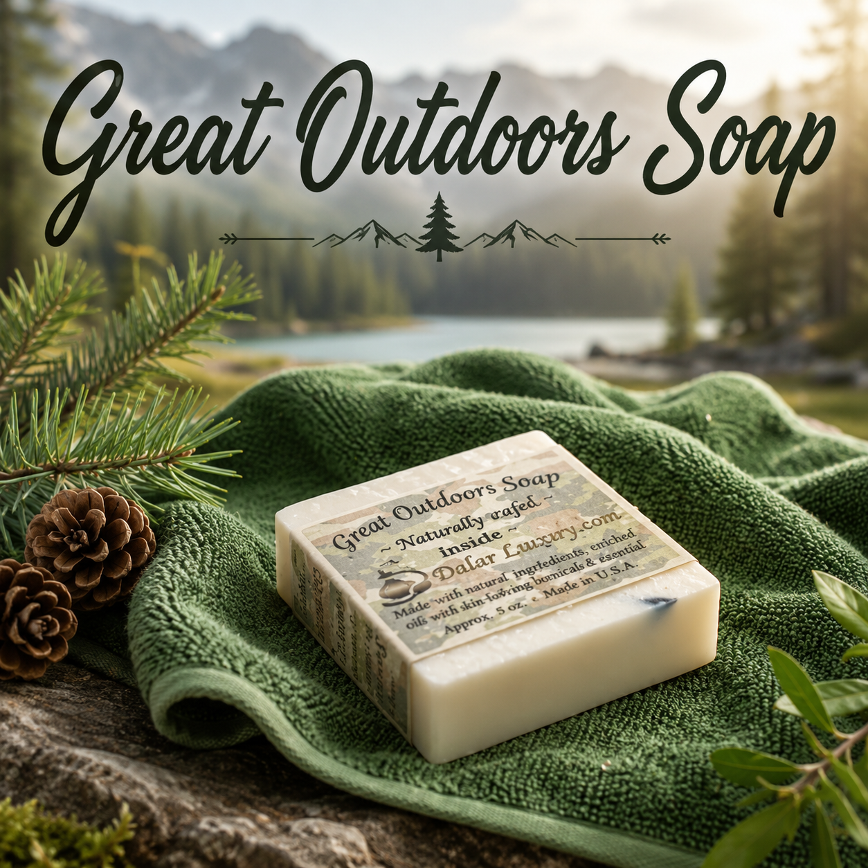 GREAT OUTDOORS SOAP ~ Naturally repels bugs!