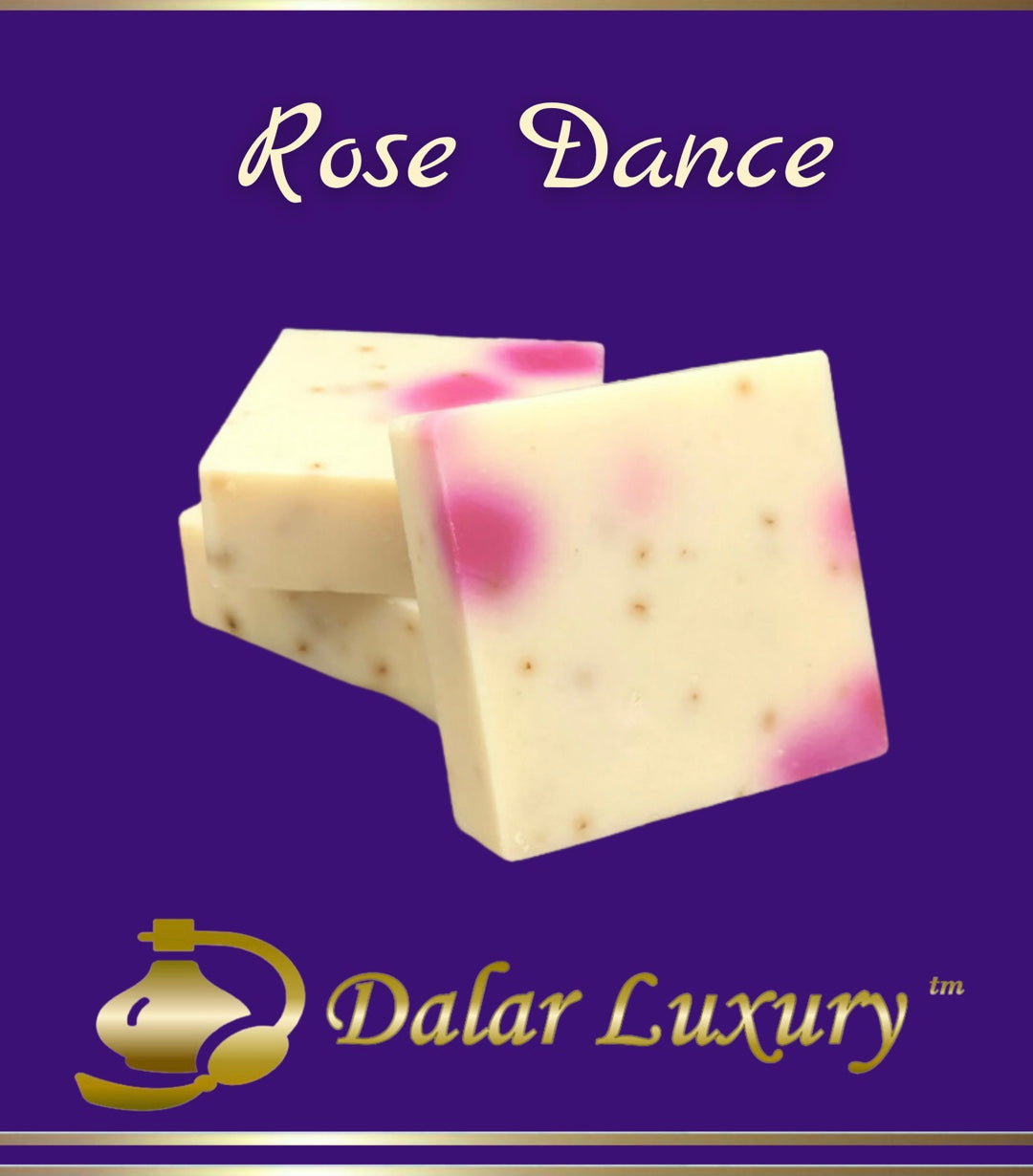 ROSE DANCE Handmade Cold Process Soap #938 by DalarLuxury.com ~ Made in U.S.A!