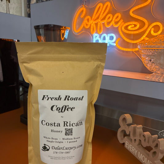 Costa Rican Honey ~ Select Fresh Roast Coffee ~ Medium Roast ~ Whole Bean ~ 1 Pound