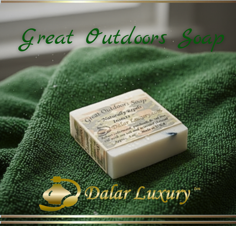 GREAT OUTDOORS SOAP ~ Naturally repels bugs!