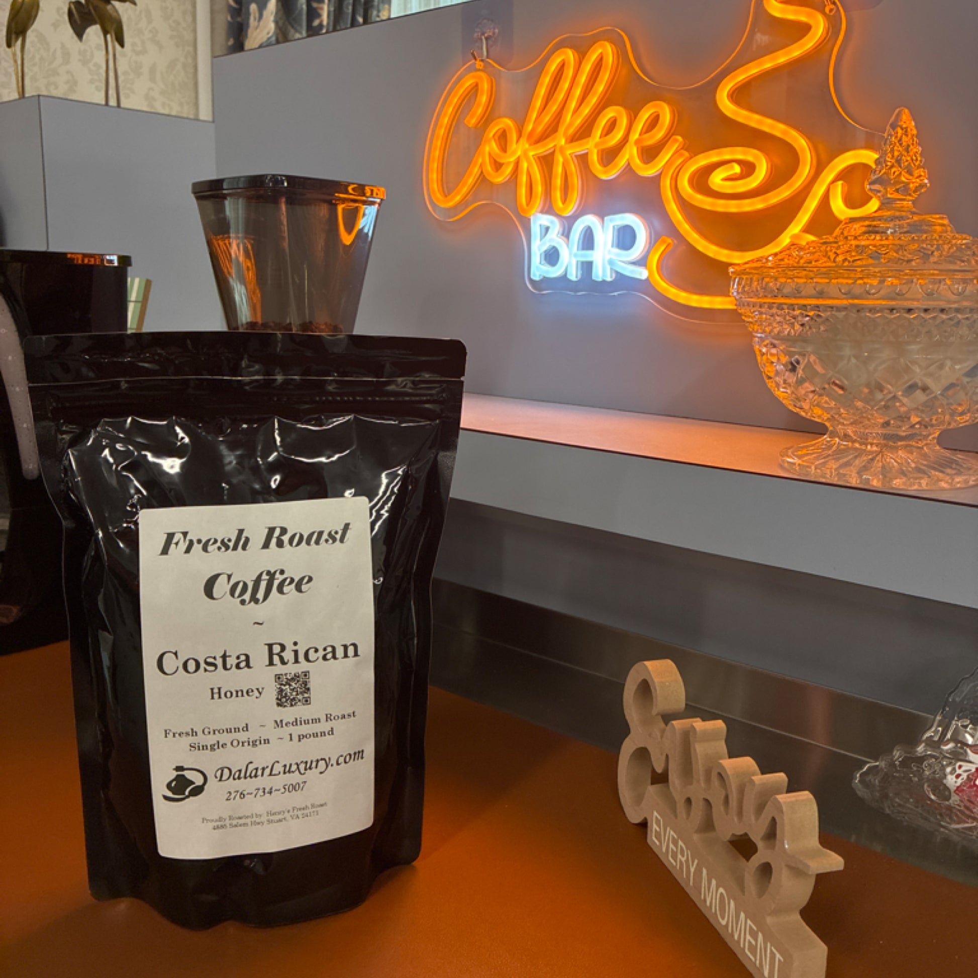 Costa Rican Honey ~ Fresh roast Coffee ~ Pre-Ground ~ (medium) ~ 1 pound