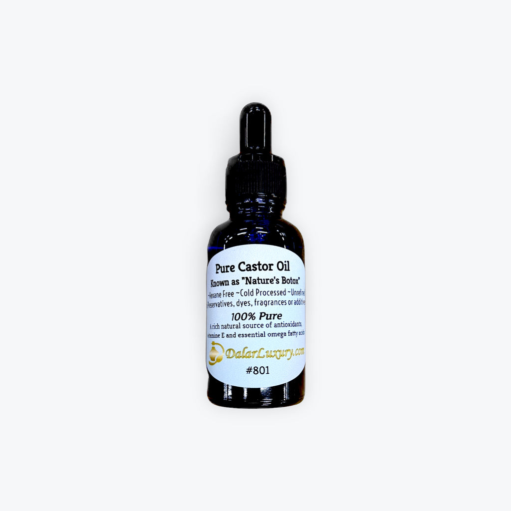 100% ULTRA PURE CASTOR OIL #801 by DalarLuxury.com ~ Known as "Natures Botox" ~ 30ml