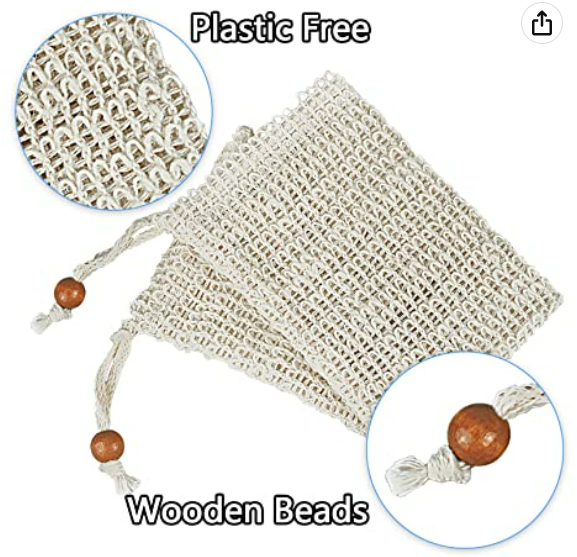 ~ THE SISAL BAG by Dalar Luxury ™ ~  Exfoliating & Message ~ 100% Natural Luxury Soap Bag