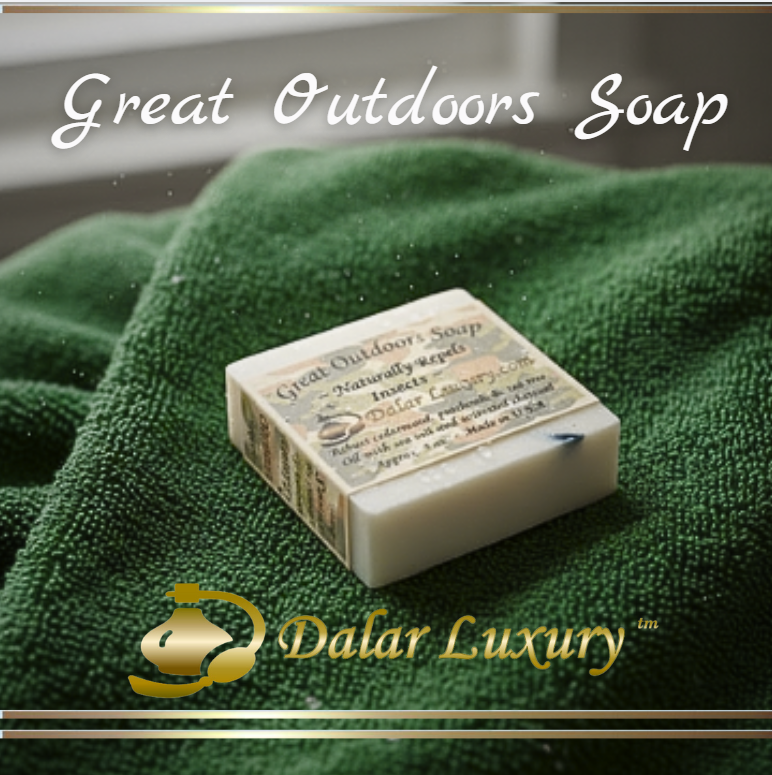GREAT OUTDOORS SOAP ~ Naturally repels bugs!