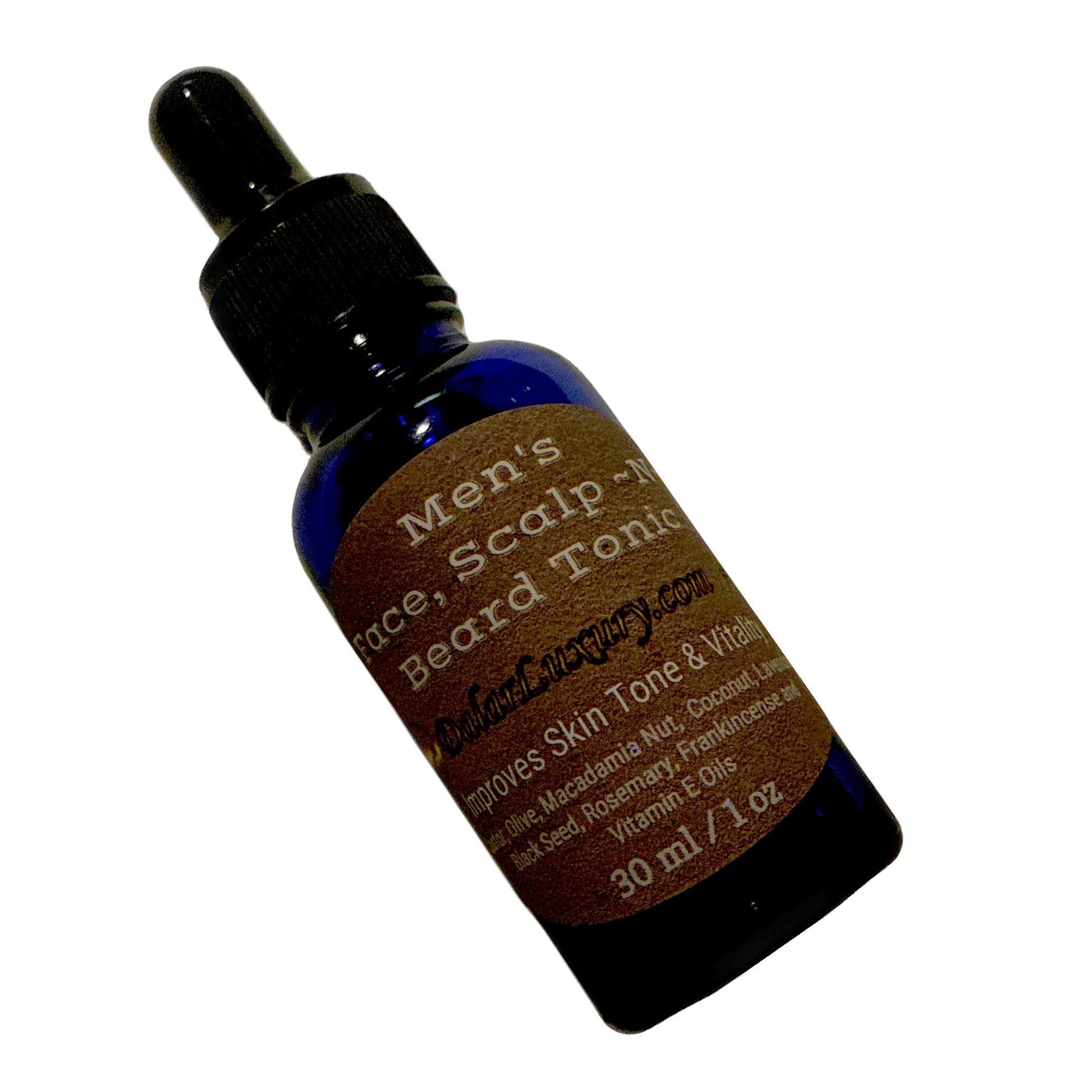 MEN'S FACE, SCALP & BEARD TONIC #812 by DalarLuxury.com ~ 100% Natural ~ Improves Skin Tone and Vitality