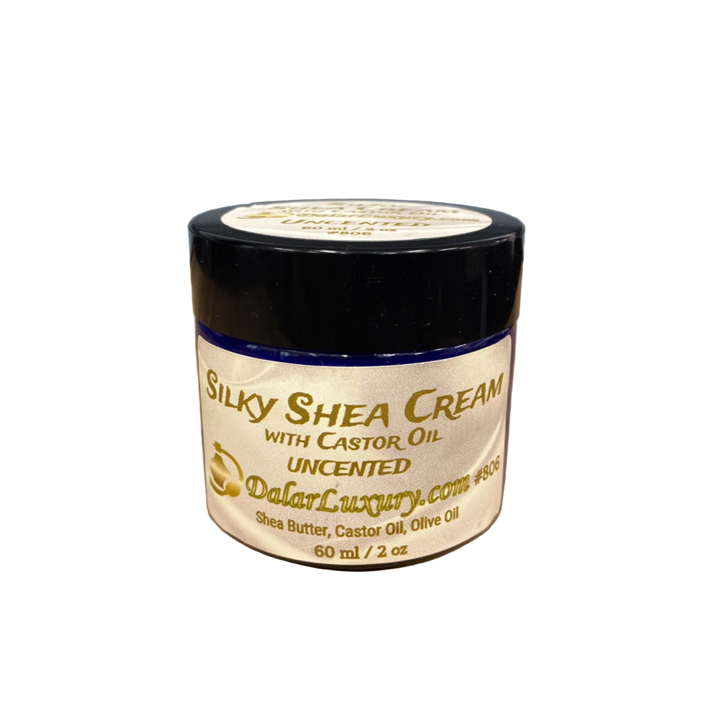 SILKY SHEA CREAM  ~ UNSCENTED with Castor Oil ~ #806 by DalarLuxury.com