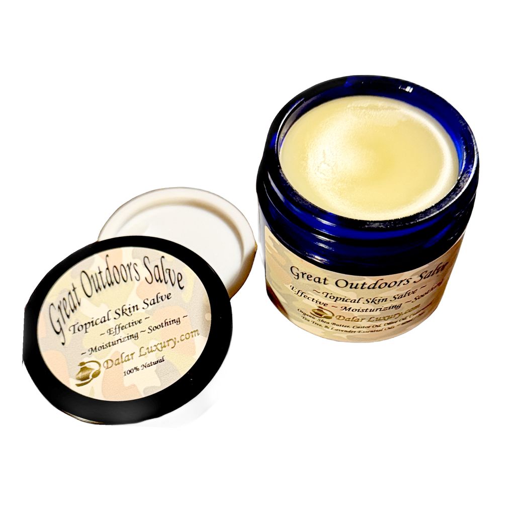 GREAT OUTDOORS SALVE ~ 100% Natural Topical Skin Care ~ Moisturizing & Soothing ~ 2oz ~ by DalarLuxury.com