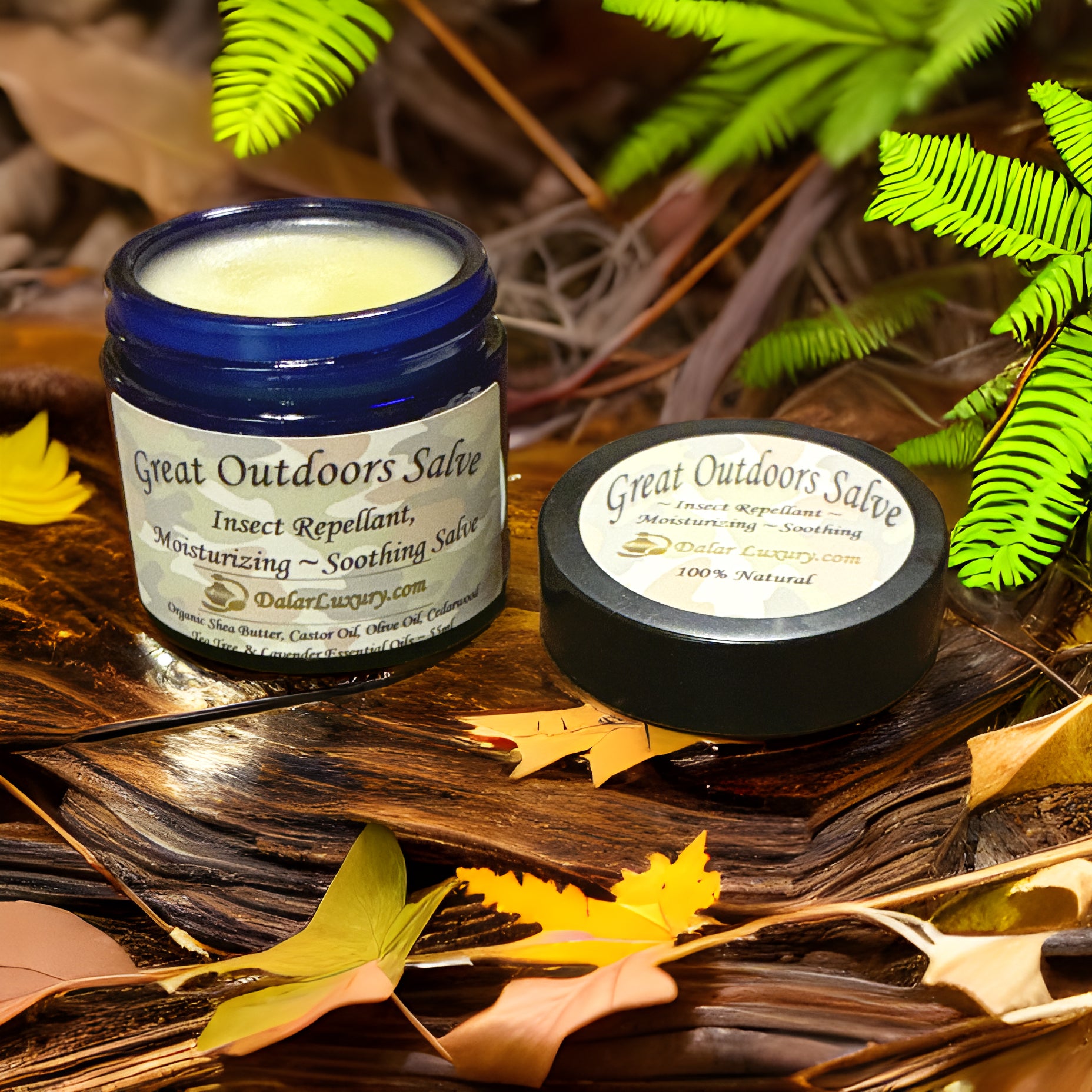 GREAT OUTDOORS ~ Natural Insect Repellent ~ Moisturizing & Soothing ~ by Dalar Luxury