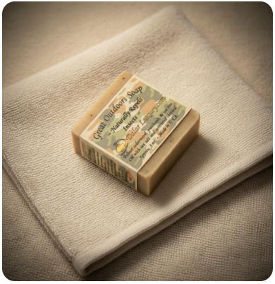 GREAT OUTDOORS SOAP ~ Naturally repels bugs!