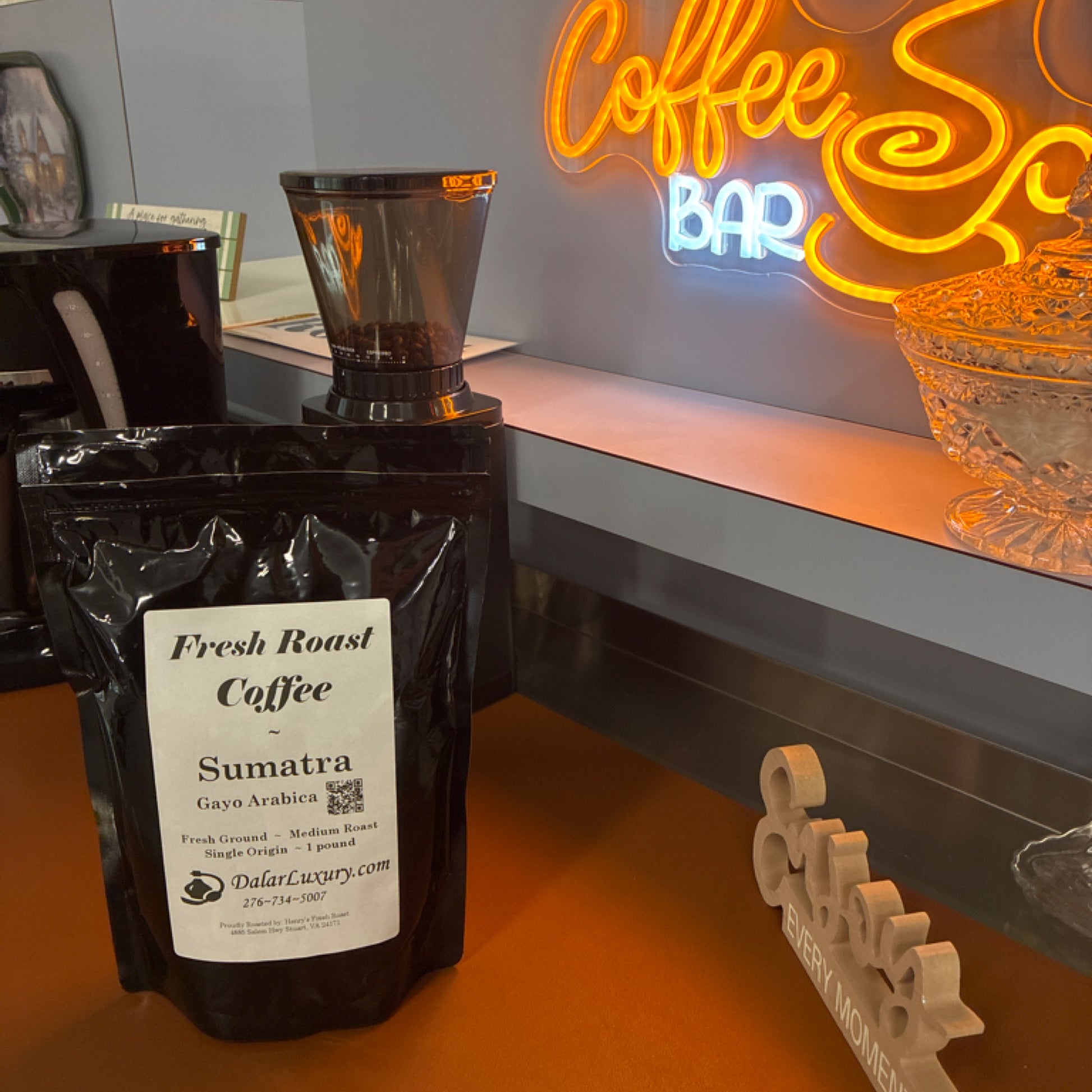 Sumatra Gayo Arabica ~ Select Fresh Roast Coffee ~ Medium Roast - Pre-Ground ~ 16 oz/ 1 Pound