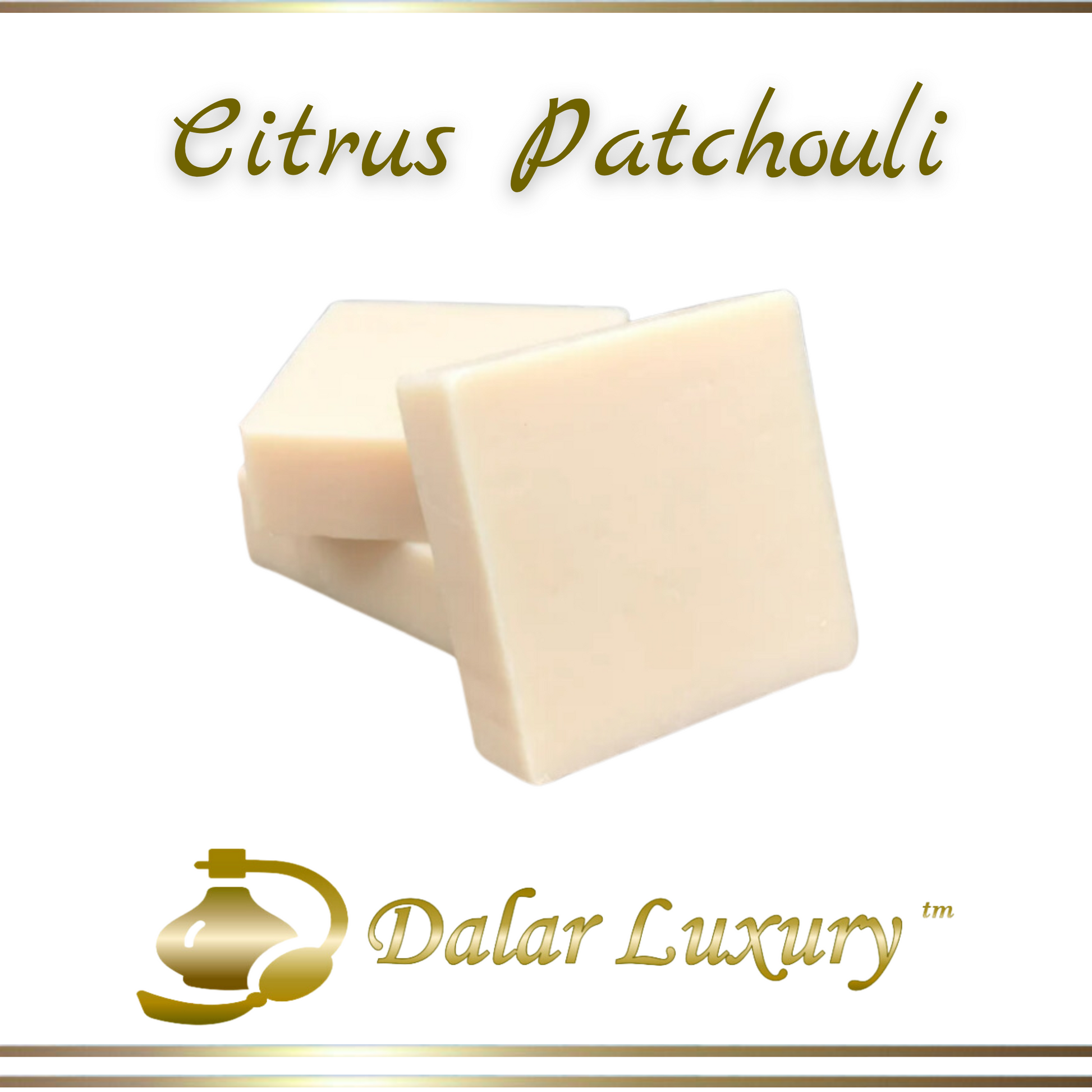 CITRUS PATCHOULI by Dalar Luxury™ ~ Handmade Soap ~ Made in U.S.A.!