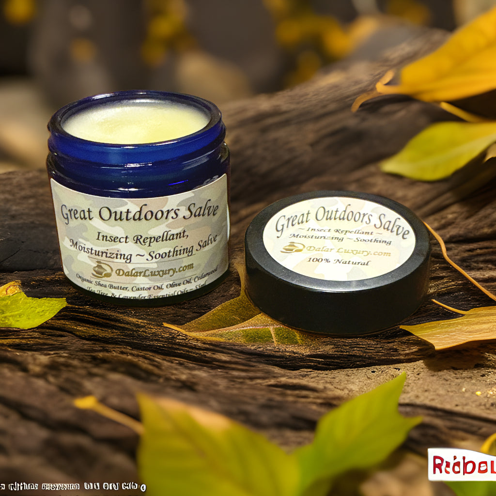 GREAT OUTDOORS ~ Natural Insect Repellent ~ Moisturizing & Soothing ~ by Dalar Luxury