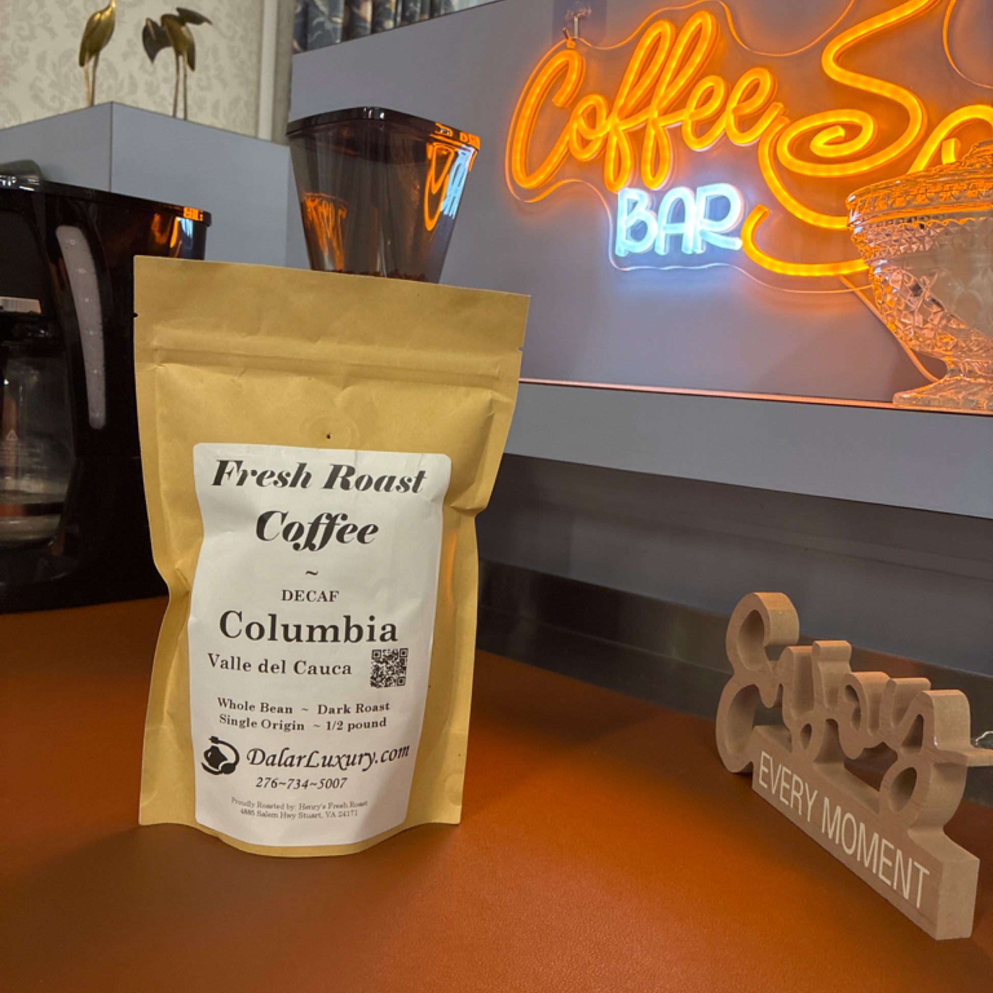 Columbia Valle del Cauca ~ Select Fresh Roast Coffee (Light) ~ Whole Bean ~ 1/2 Pound