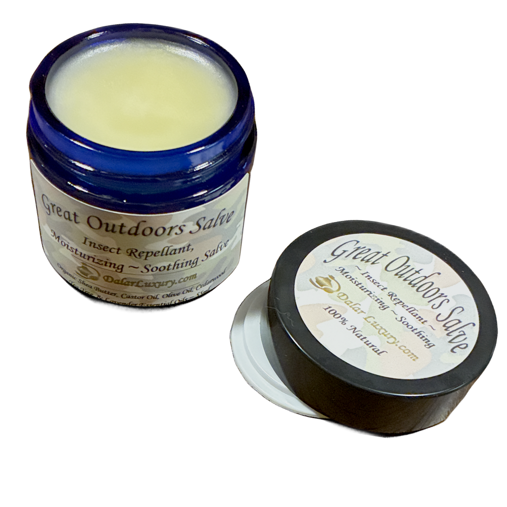 GREAT OUTDOORS ~ Natural Insect Repellent ~ Moisturizing & Soothing ~ by Dalar Luxury