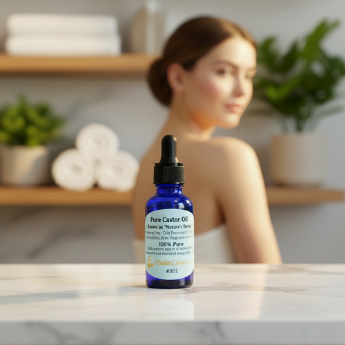 100% ULTRA PURE CASTOR OIL  ~ Known as "Natures Botox"